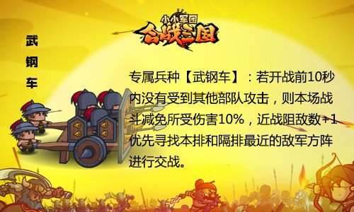 图3：《小小军团合战三国》专属兵种武钢车.jpg